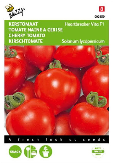 Kerstomaat Heartbreaker Vita F1 (Solanum) 10 zaden BU